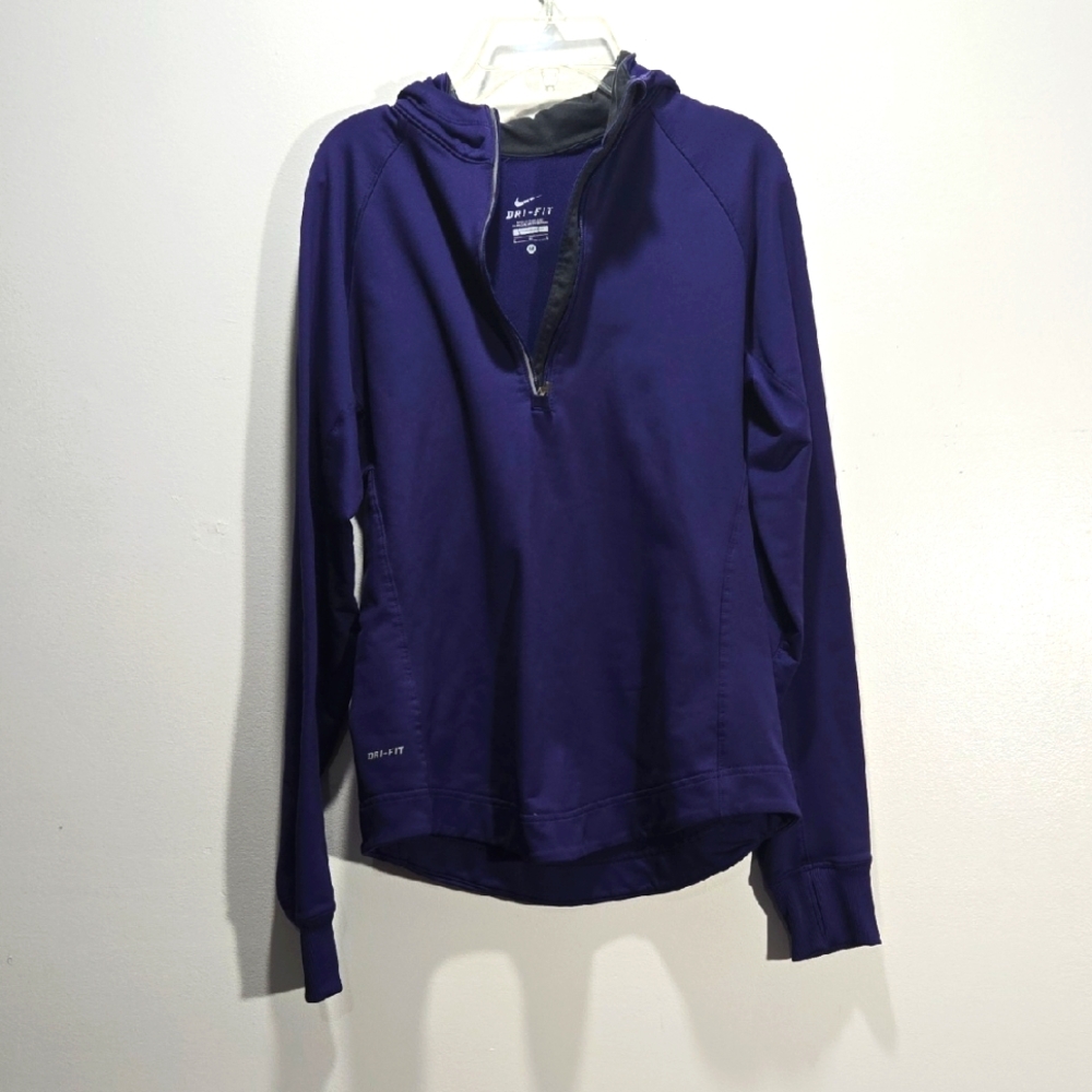 Nike Purple Dri-FIT Hoodie Pullover M